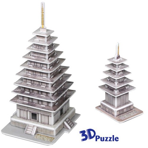 3D 입체퍼즐 미륵사지석탑 과 정림사지오층석탑 5000